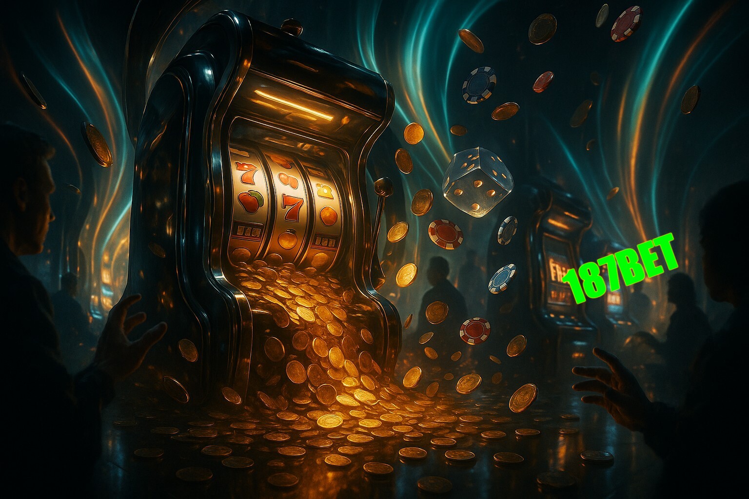 Diversos jogos de caça-níqueis